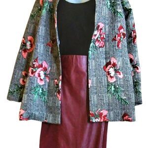BLAZER by Gramercy 22 FLORAL  Lightweight Fully Lined Size L